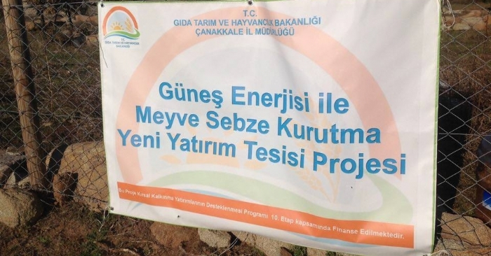 Güneş Enerjisi İle Kurutma Tesisi